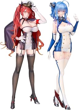 Zhongkaihua Azur Lane USS Honolulu Figure USS St. Louis - 26cm Standing Figure Anime PVC Statue Computer Case Desk Decoration Gift