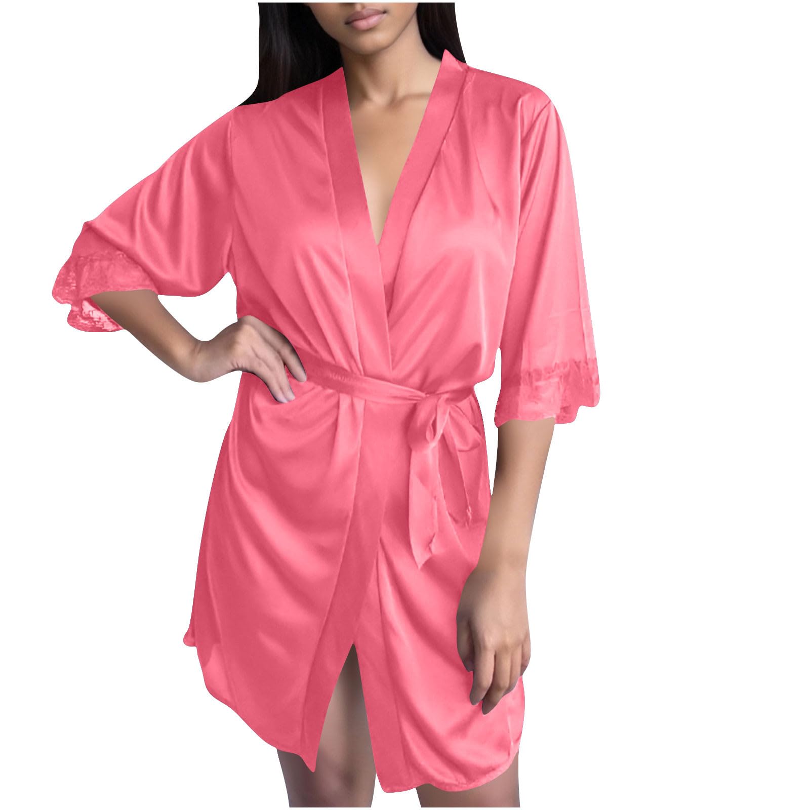 Hooded Robes for Women Plush Fleece Bathrobe Soft Cozy Warm Short Robe Spa Lounge Robe House Coats 2025
