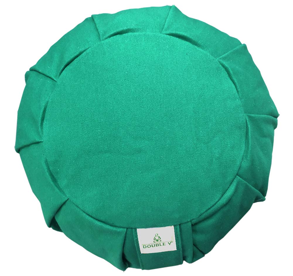 Y-DOUBLE Y Zafu - Cojín de meditación, Color Verde