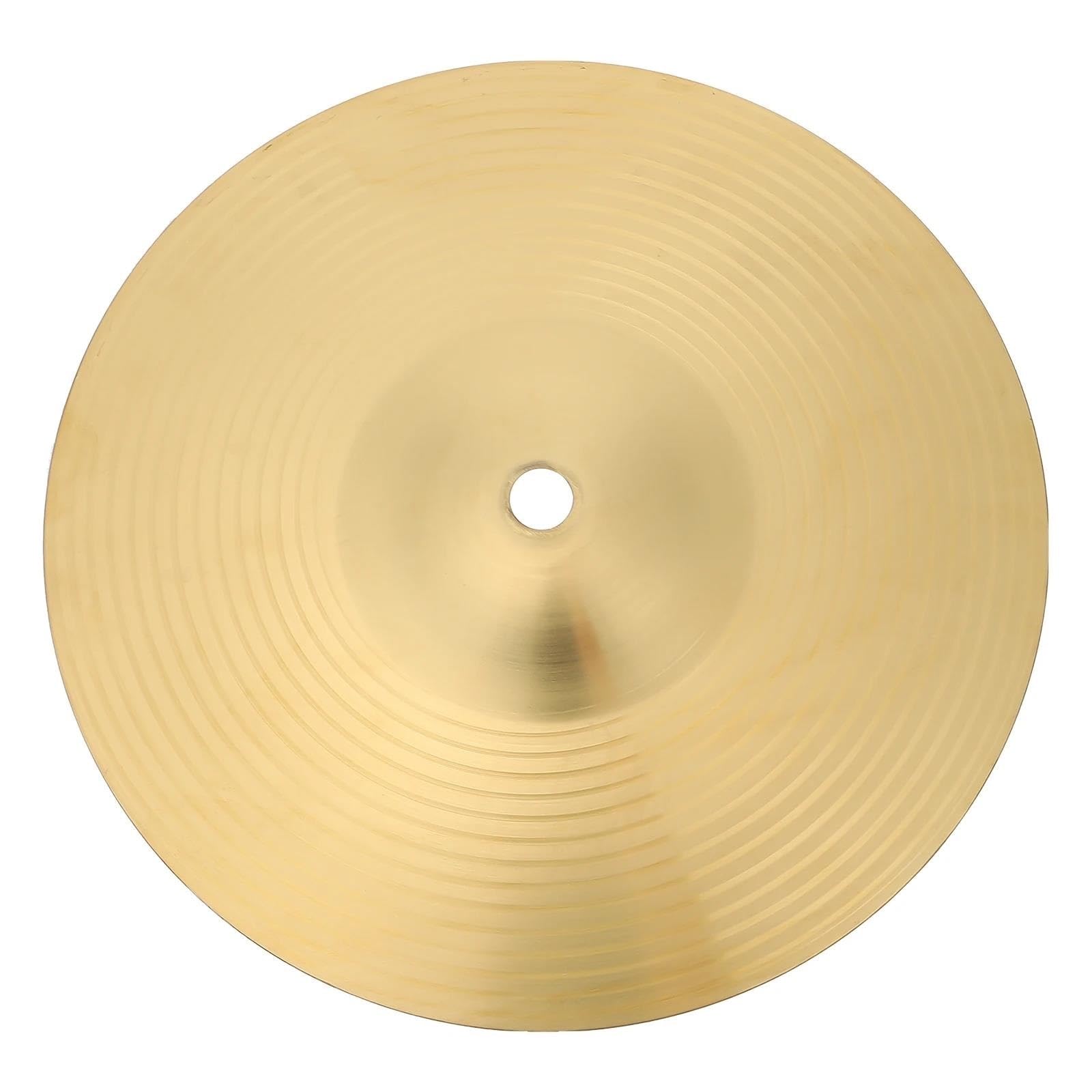 Zestawy talerzy 1 Szt. Zestaw Perkusyjny Z Talerzem Mosiężnym Hi Hat Talerz Ride Talerz Perkusyjny Talerz Crash Akcesoria(10 Inch)