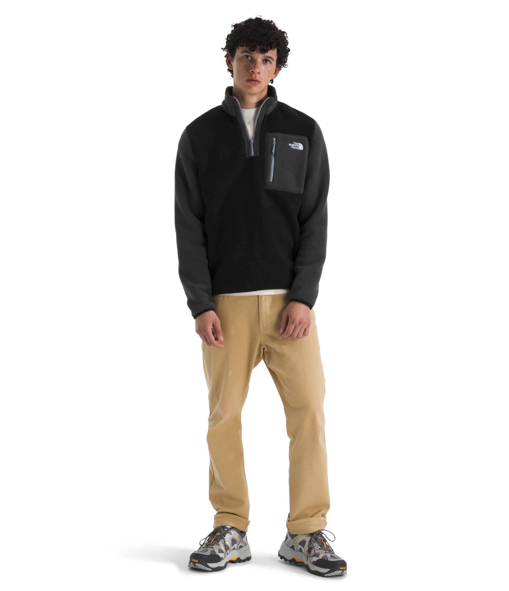 THE NORTH FACE YUMIORI 1/4 Zip Fleece 2025 Smokey Brown/Clay Grey/Summit Gold
