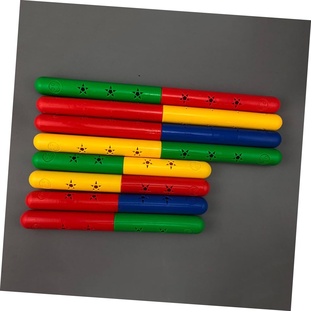 GANAZONO 3 Pièces Bâton De Gymnastique pour Relais Course Baguette De Compétition Légère Et Portable Facile à Transmettre