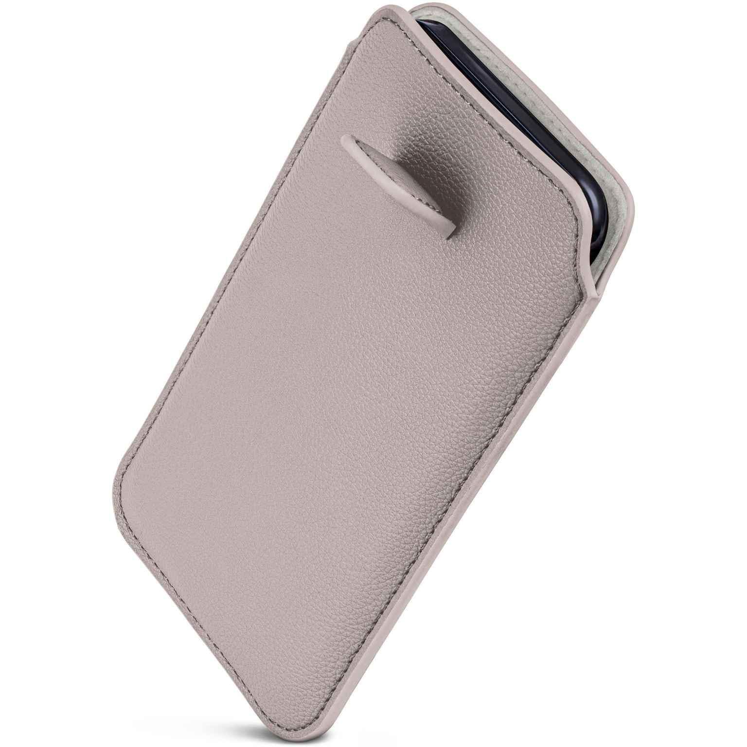 Étui en cuir synthétique ONEFLOW Liberty Case pour Google Pixel 10 Pro Fold - Gris clair - 8