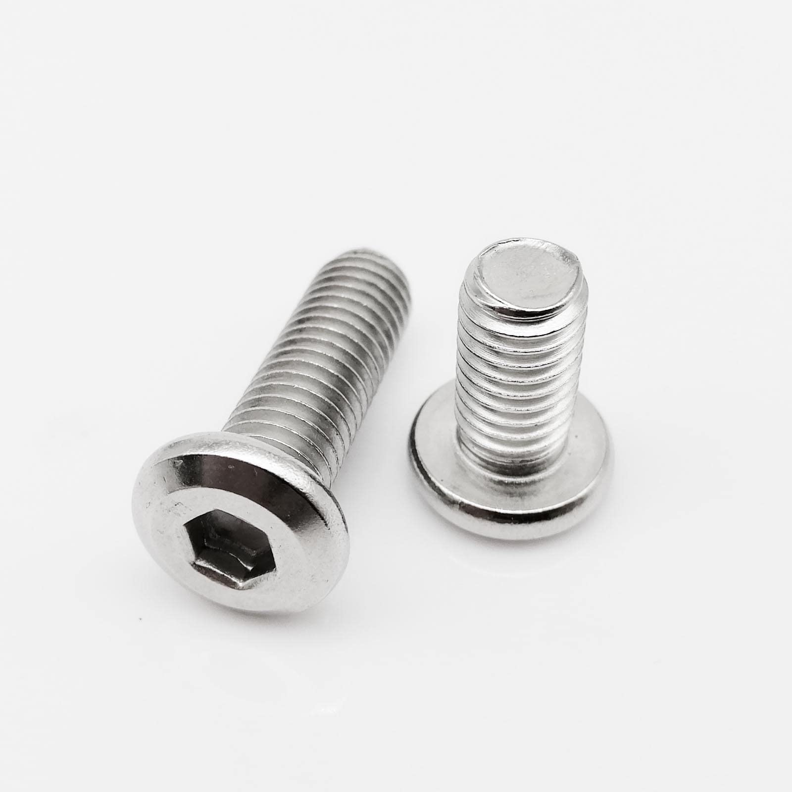 Viti Vite M3 M4 M5 M6 M8 304 in Acciaio Inox Grande Piatto Esagonale Testa a esagono Incassato connettore Rivetto Vite bullone for mobili Tavolo Lettino Vite for Legno Inserti filettati