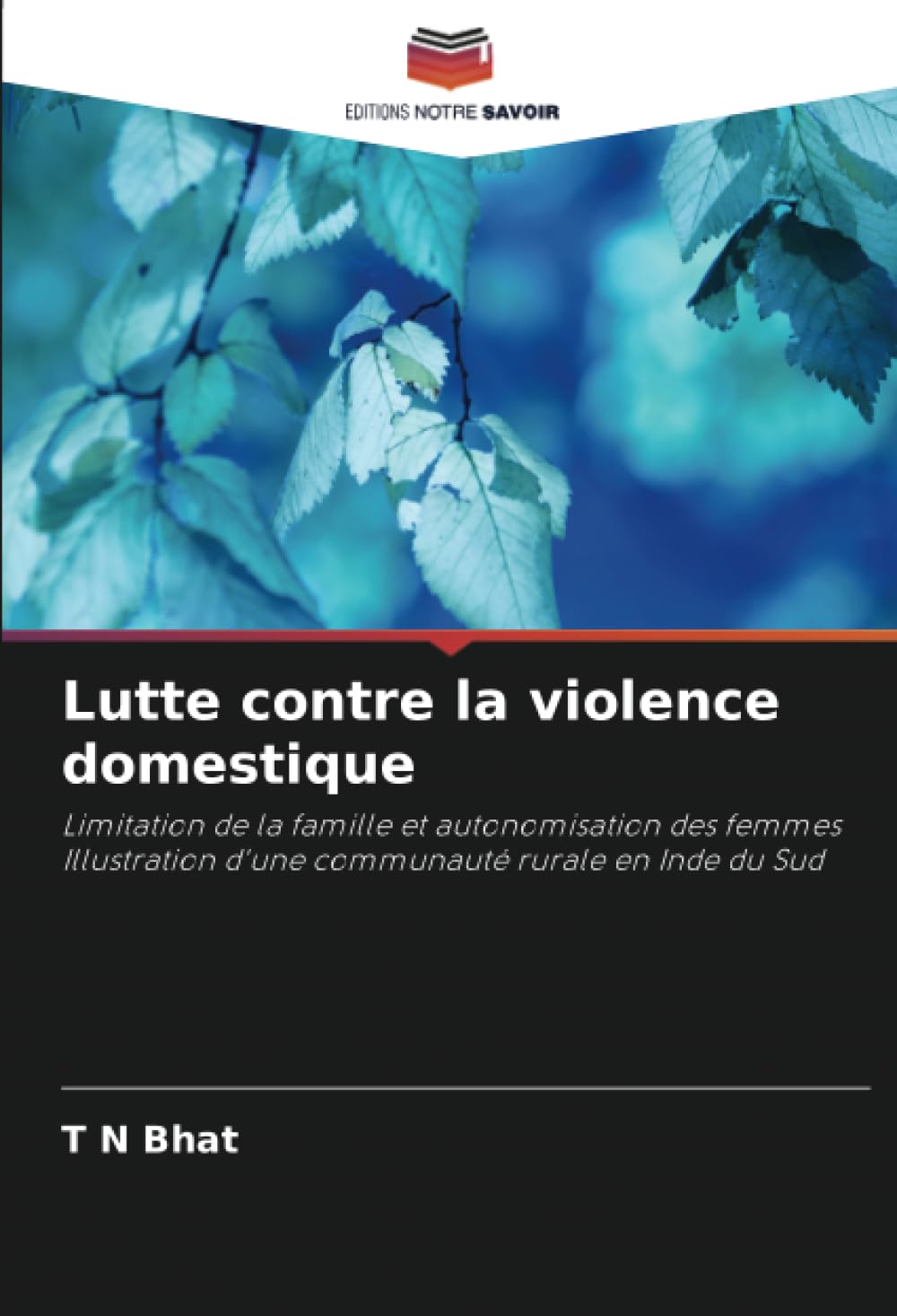 Lutte contre la violence domestique: Limitation de la famille et autonomisation des femmes Illustration d'une communauté rurale en Inde du Sud