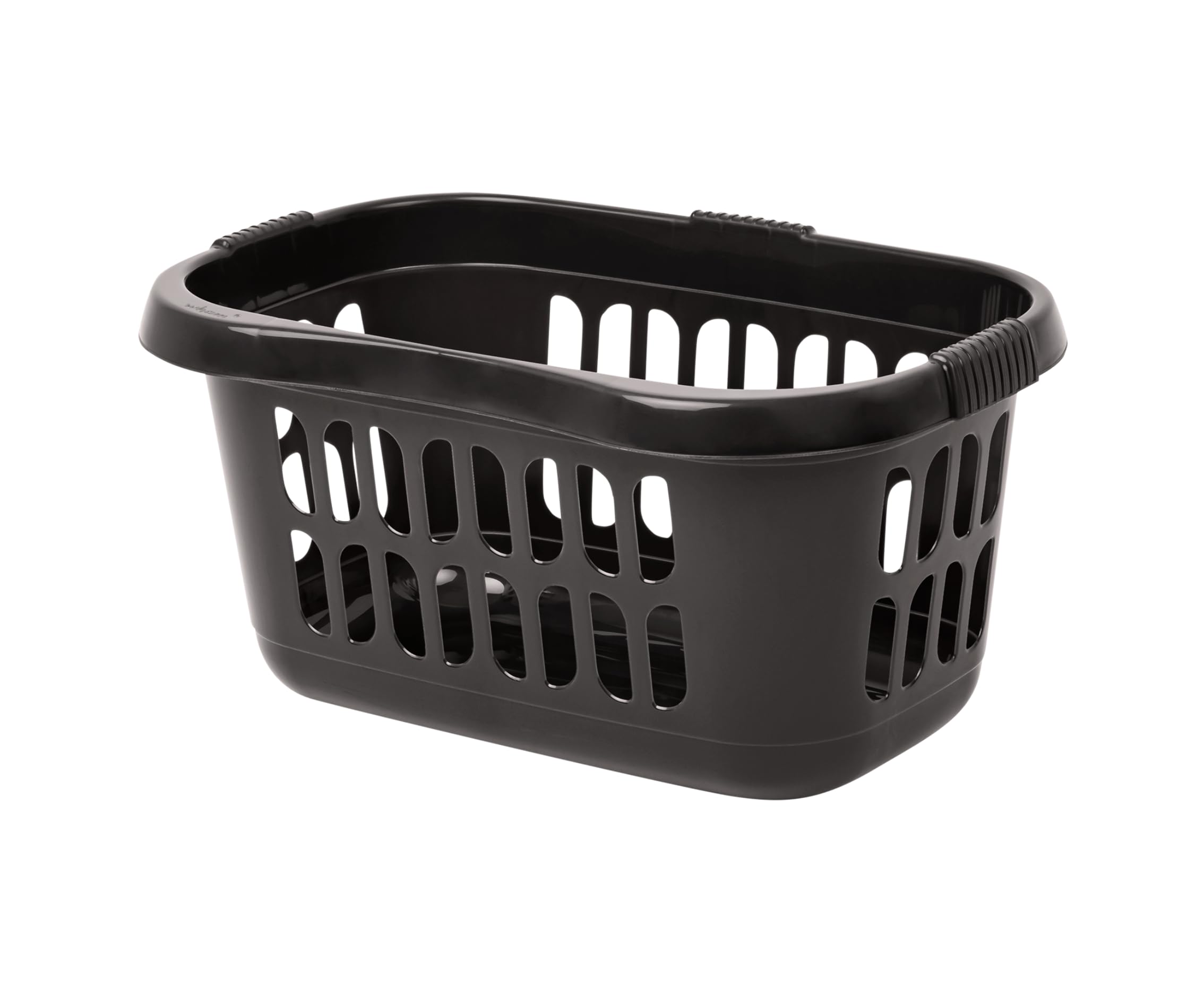 Homey Mart Large Dish Drainer, Rectangular Washing Bowl 39cm, Large Cutlery Tray, Sink Tidy Organiser, Kitchen Caddy, Square Bowl 32cm,Laundry Basket, 25L & 50L Swing bins - Black - Laundry Basket