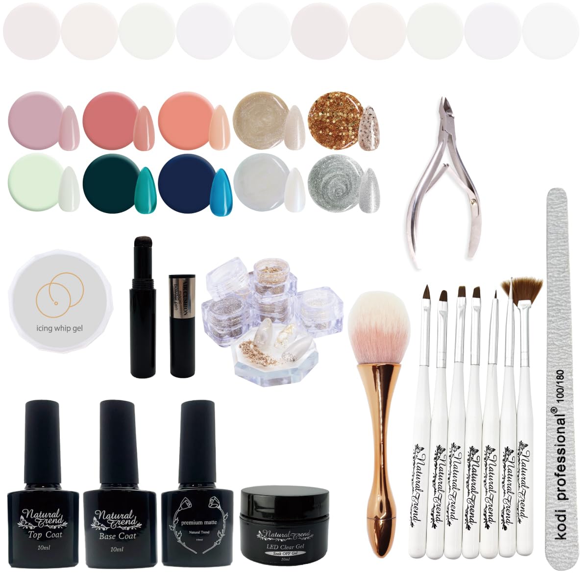 ネイルキット Amazon | NaturalTrend ジェルネイルviviジェルキット ジェル