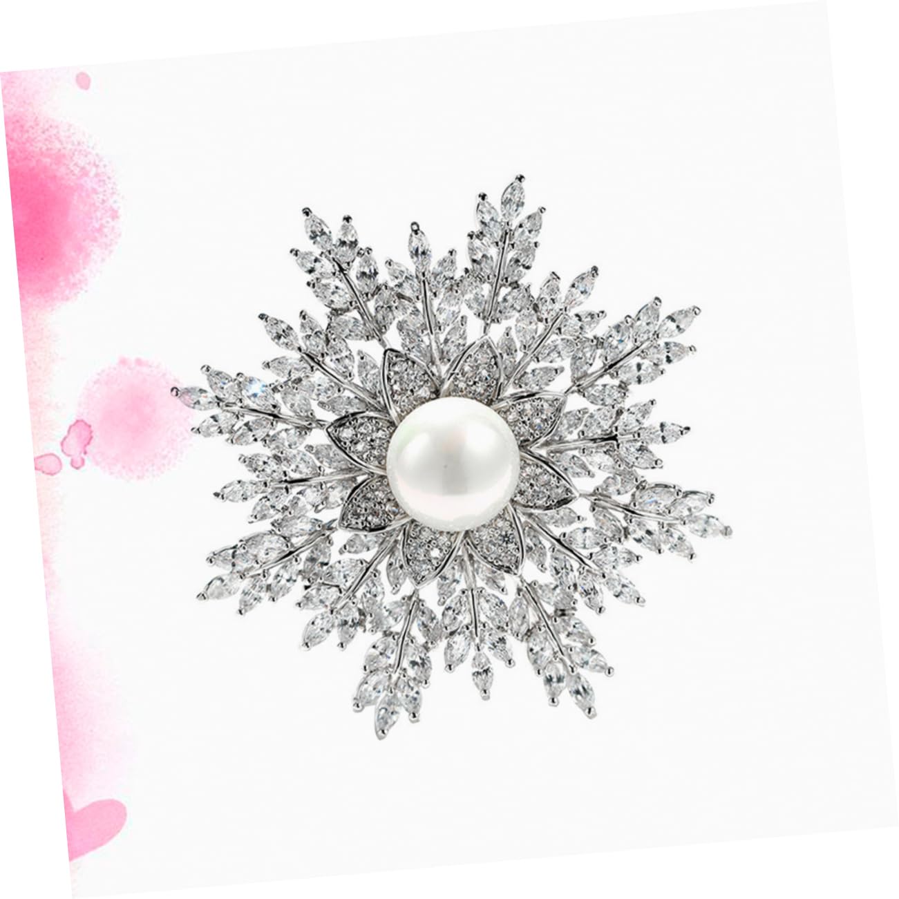 SOIMISS 3pezzi Spilla Elegante Forma Di Fiocco Di Zircone Per Donne Accessorio Per Cardigan e Giacche Decorazione Sottile e Chic Argento Perfetta Per Matrimonio e Occasioni Speciali
