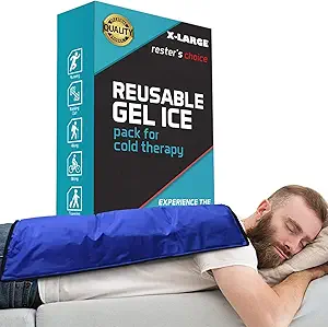 Rester's Choice Extra-Large Gel Ice Pack (13" x 22") - Reusable, Flexible, Durable - Ideal for Back, Shoulder, Knee