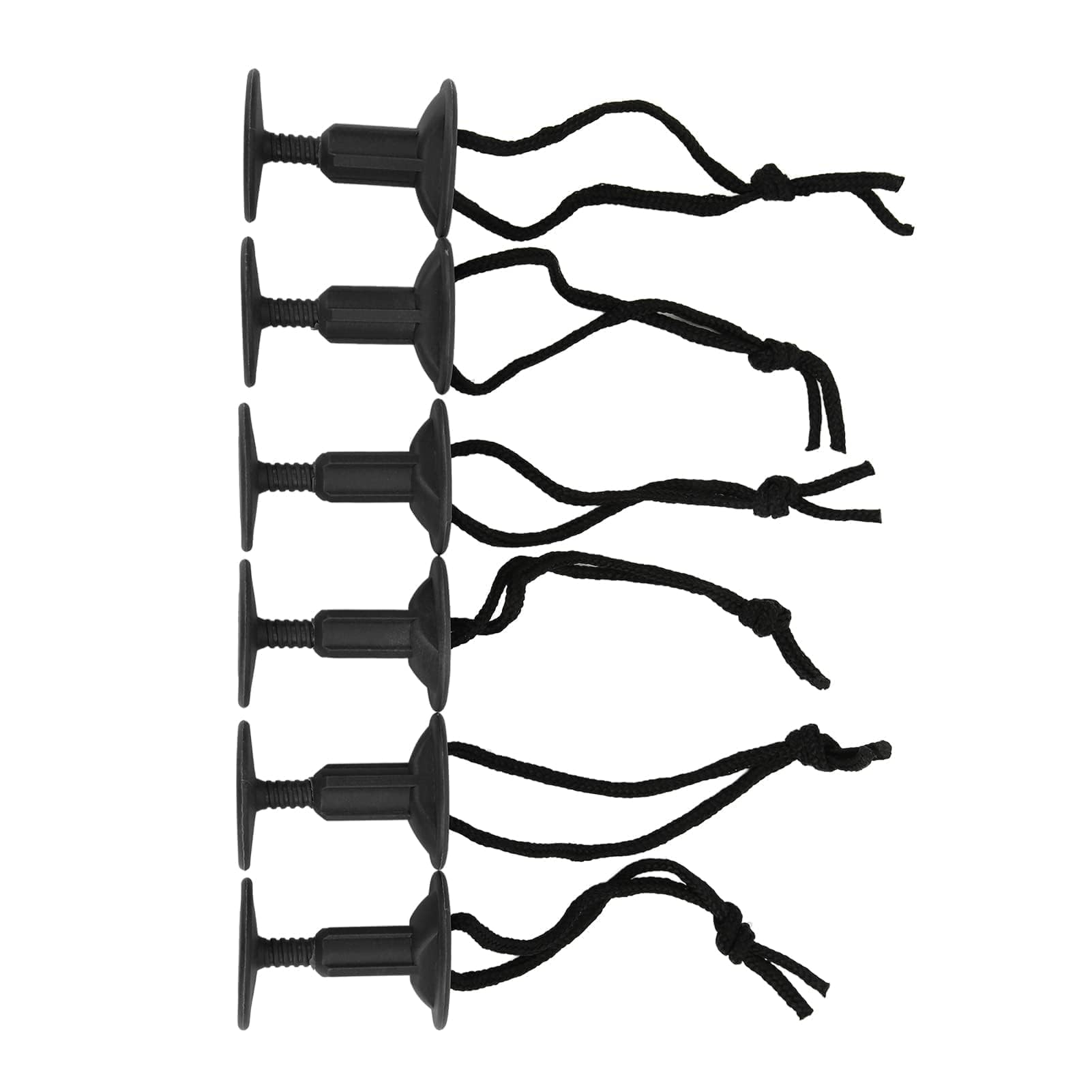 SUNGOOYUE Bouchon de Laisse de Surf, 6pcs Planche de Surf Laisse Jambe Corde Plug Nylon Plastique Surf Leash Plug Accessoire de Planche de Surf