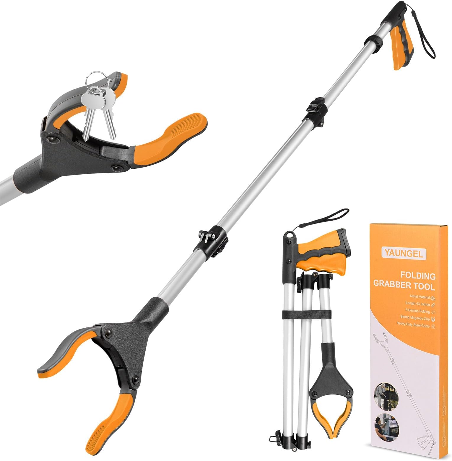 YAUNGEL Grabber Reacher, 43 Inch/108CM Extra Long Grabber