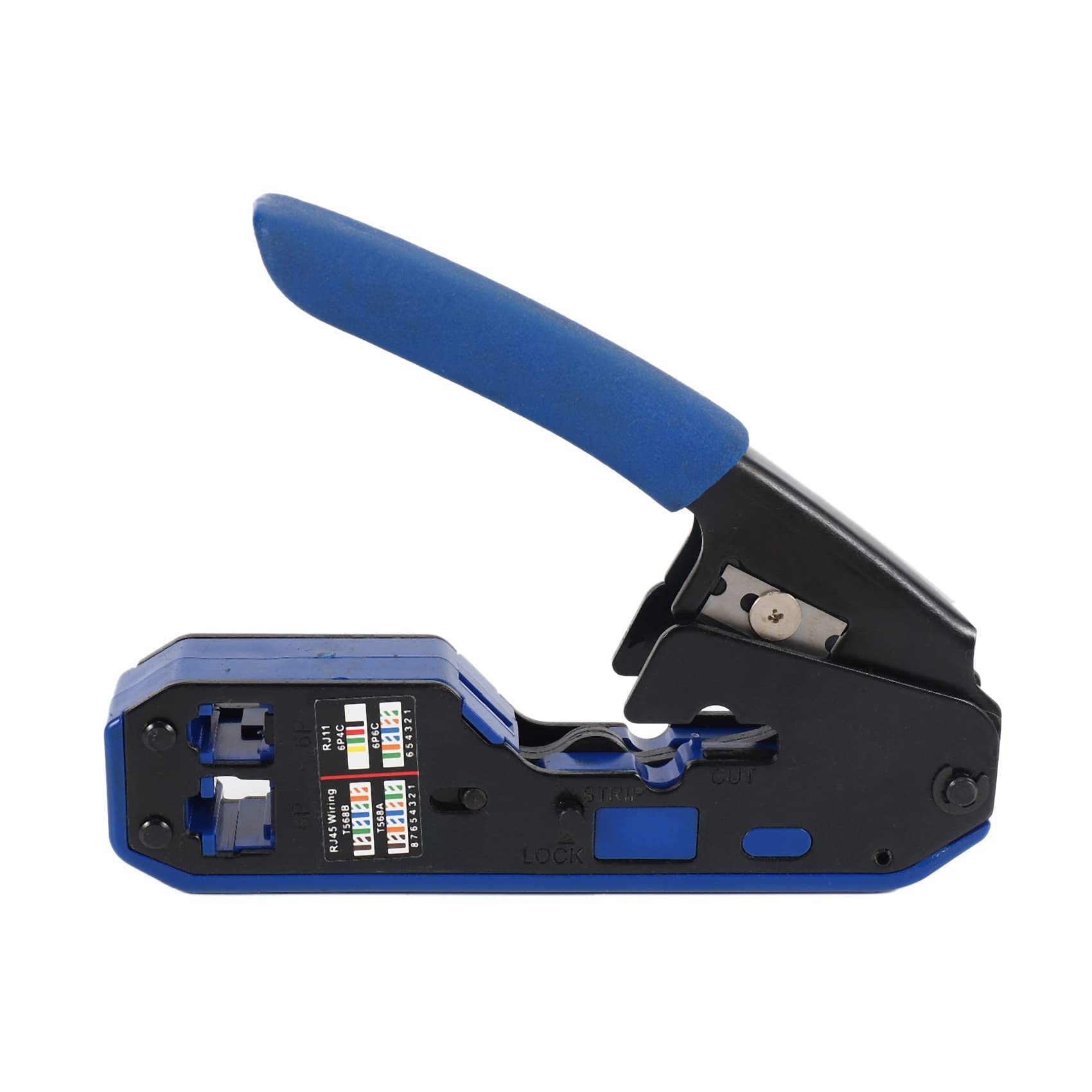 5X RJ45 narzędzie do zaciskania sieciowego Rj45, narzędzie do zaciskania Rj45, Cat6, Cat5E, Cat5, Rj11, złącze Rj12