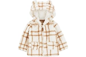 Newborn Baby Girls' Winter Hooded Jacket