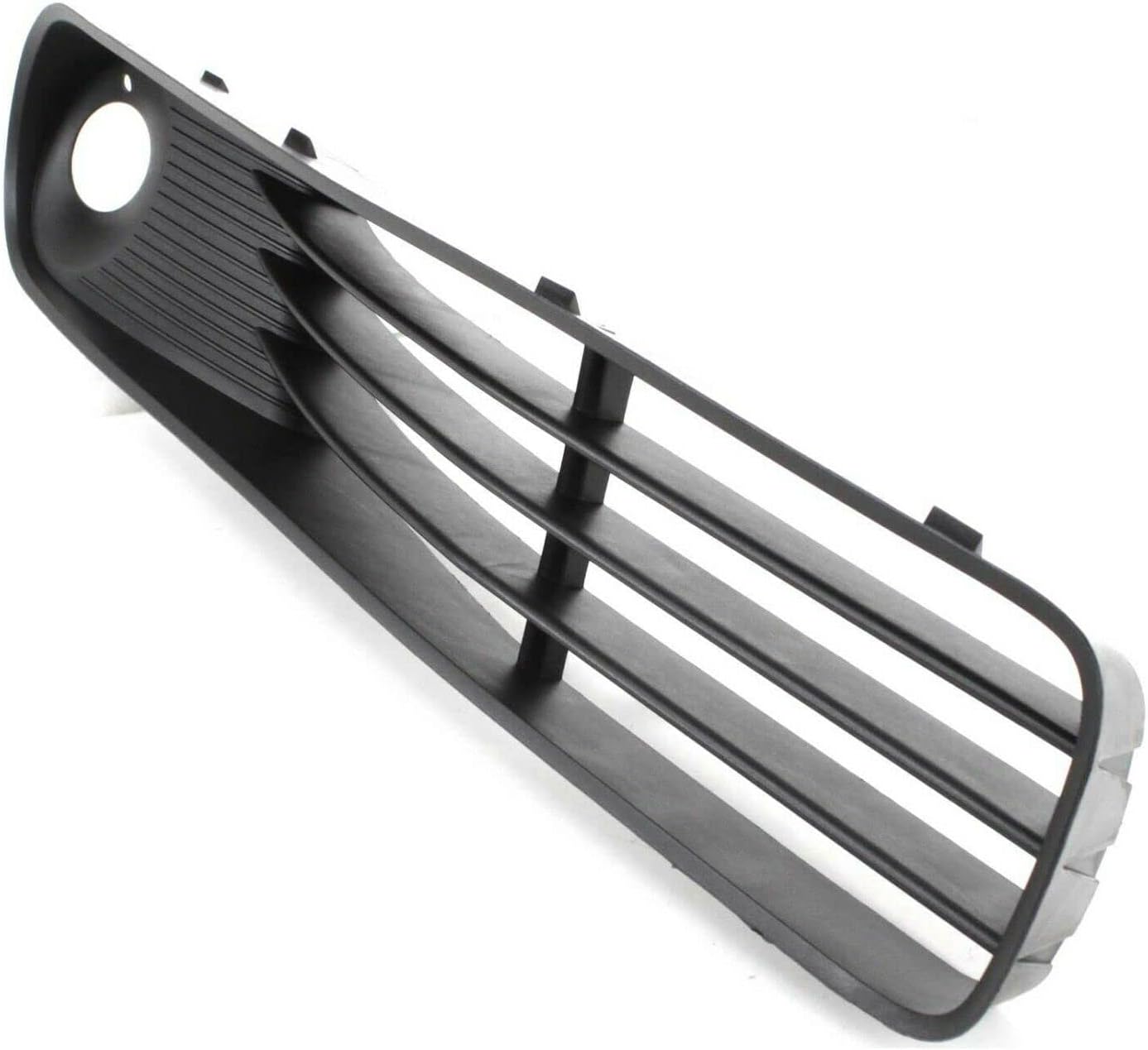 DAT AUTO PARTS Front Right Passenger Side Bumper Insert Fog Light Bezel Molding Cover Grille Trim Replacement for 2005-2009 Pontiac G6 Black Smooth Plastic GM1200580 15243287