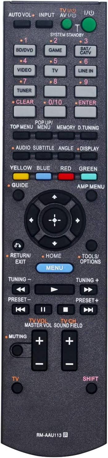 New RM-AAU113 Replacement Remote Control fit for Sony Home Theatre System