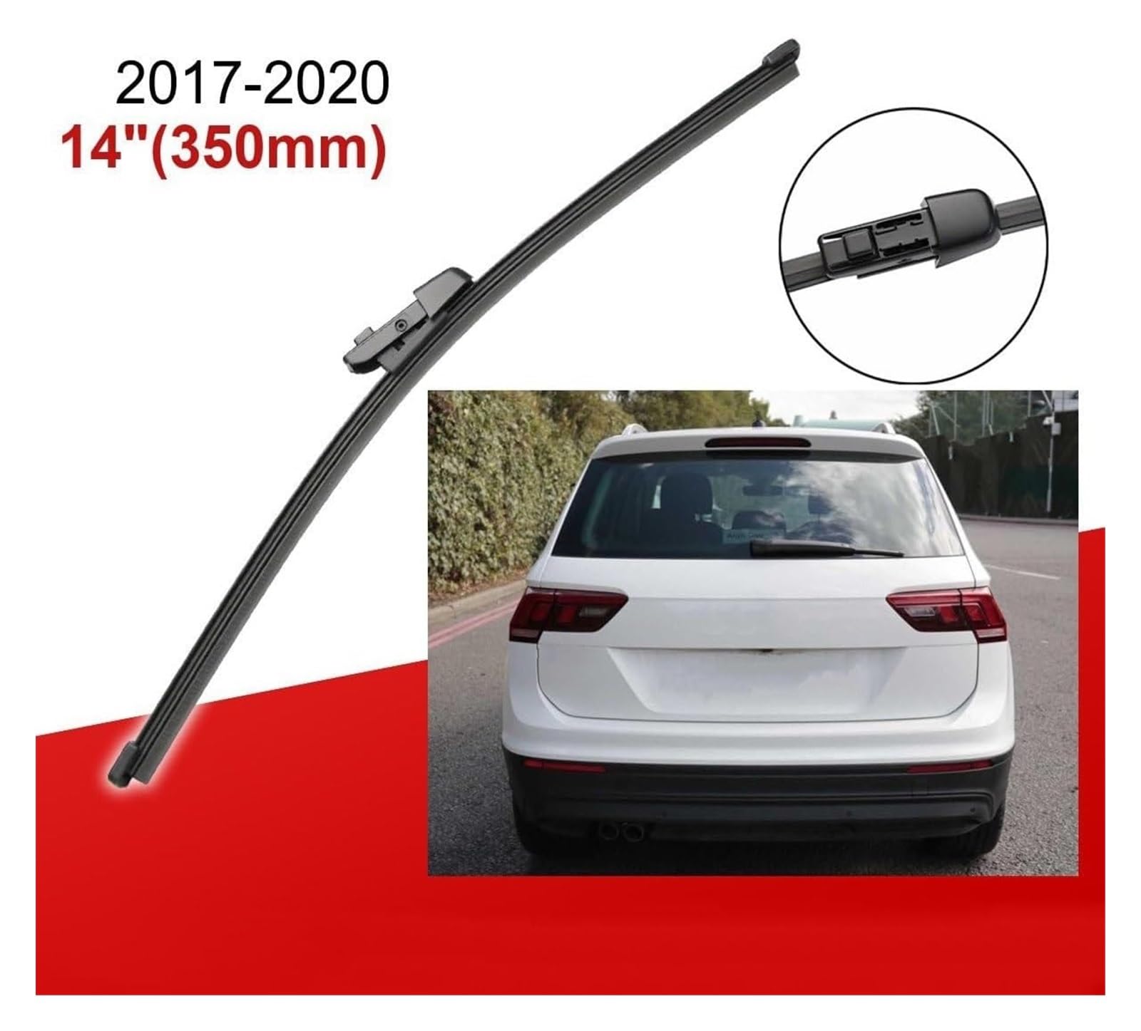 Auto Spazzola Tergicristallo Per VW Per T&IGUAN MK2 2017 2018 2019 2020 26 "+ 21" + 14 "Anteriore Spazzole Tergicristallo Posteriori Spazzole Spazzole Tergicristallo Auto