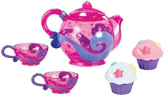 Munchkin Bath Tea & Cupcake Set - Toddler Bath Toys for Imaginative Play, Rattling Teapot & Squirting Cupcakes, Ages 2+