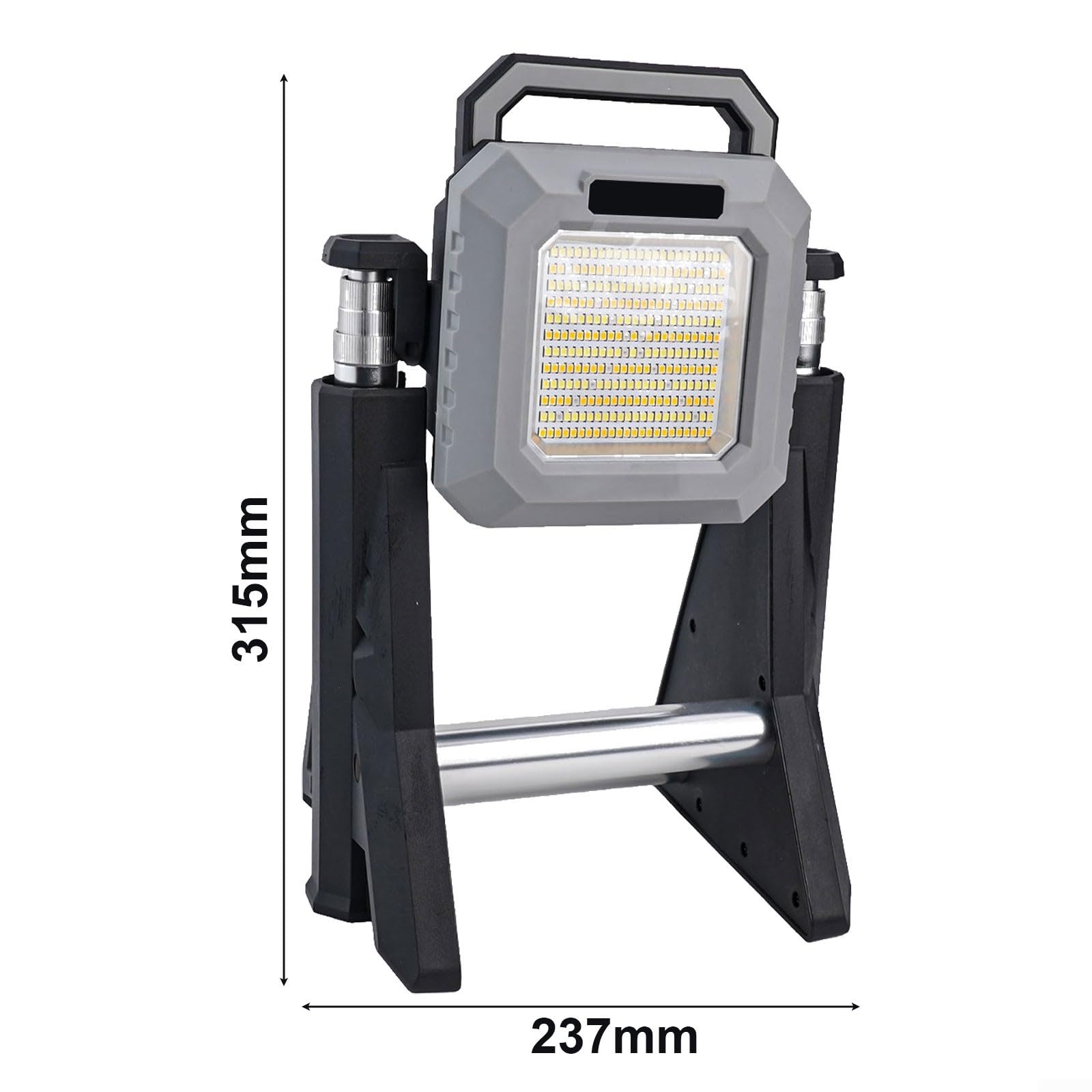 Lampada da lavoro a LED, ricaricabile, design telescopico, portatile e impermeabile (modello patch)