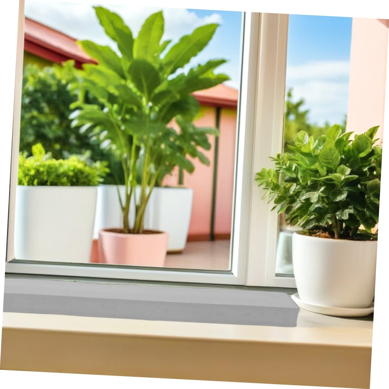 Absedor de Agua para Ventana Alféizar 850x70x30mm Esponja Pva Gris Gruesa Flessibile Tiras Absentes para Cocina Baño Barrera de Condensación a Prueba de Fugas