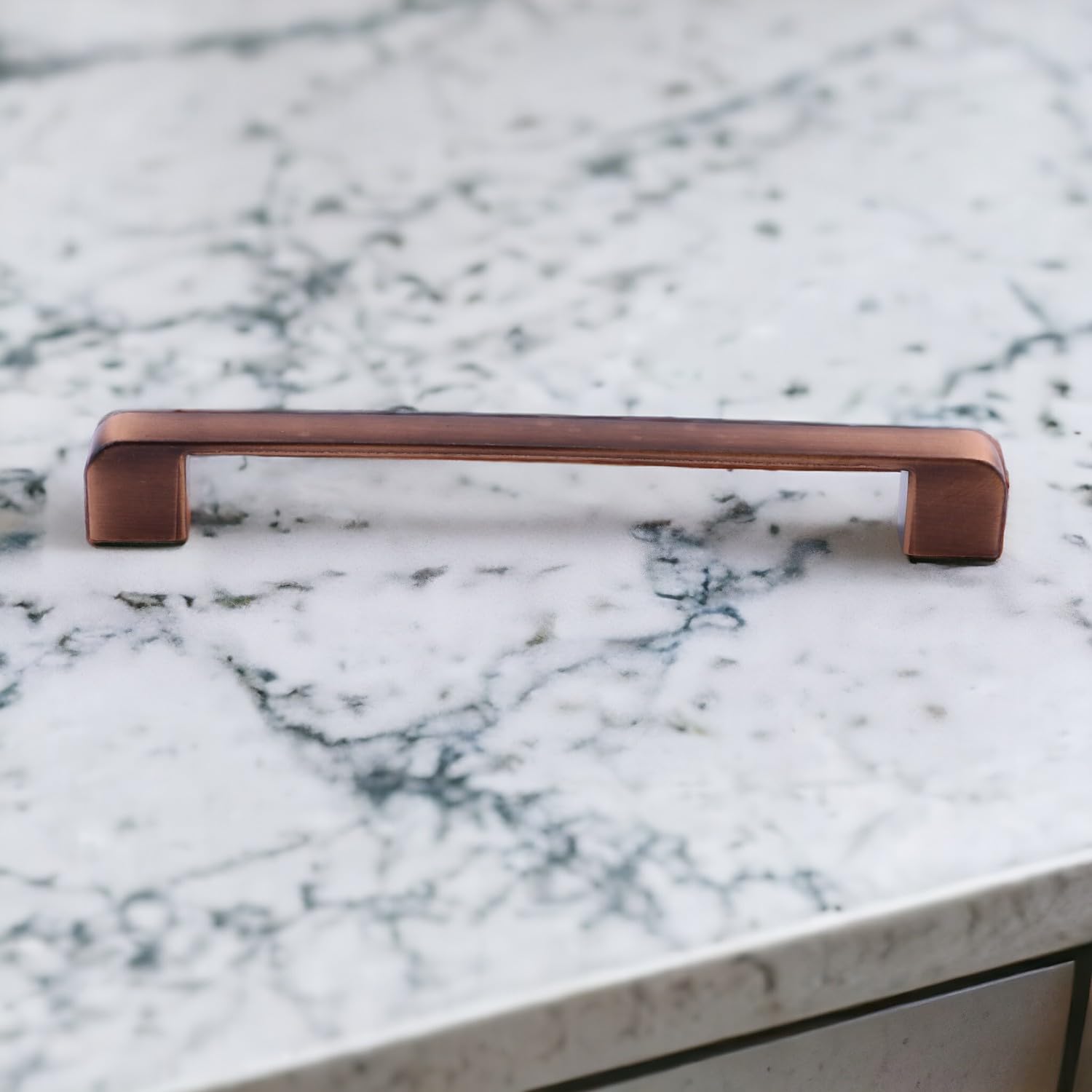 Badem10 Gölcük Kulp Mobilya Mutfak Dolabı Çekmece Dolap Kulpları Kapak Kulpu Kulbu Antik Bakır 160 mm Metal