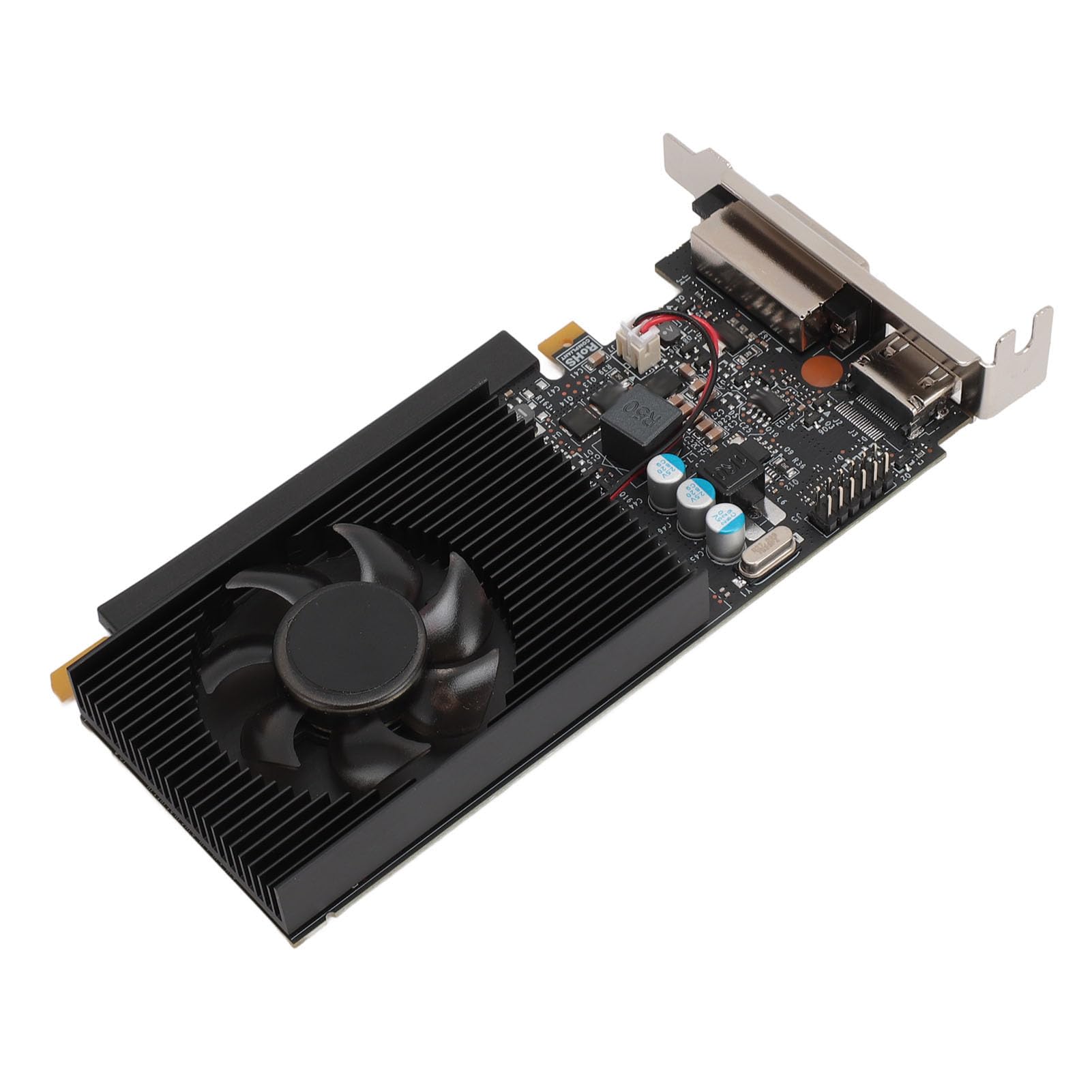 LICAEVEY Karta Graficzna GT730 4GD3 do Komputera Stacjonarnego PC Filmy Robocze Filmy, 4 GB Pamięci DDR3 1800 MHZ Częstotliwość Rdzenia PCI Express Karta Graficzna do Gier z Cichym