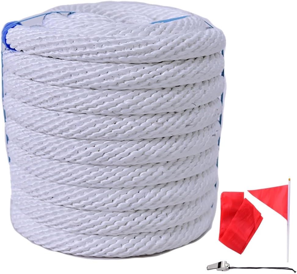 10/15/20/25/30 M Team Building Activities Tug of War Rope for Kids Adults, Outdoor Camping Picnic Games, Field Day Family Reunion, Safety Cord for School Church(D18mm/0.7"-L 10m/32.8')
