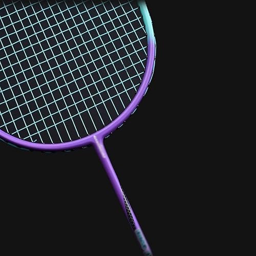 Miniatura 4 de LIUJUN 10U Badminton Racket Full Carbon -Light Feel 54g Racket Offensive and Defensive Single Shot