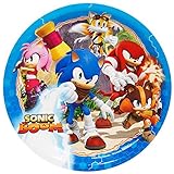 BirthdayExpress Sonic Boom Party Supplies Dinner Plates