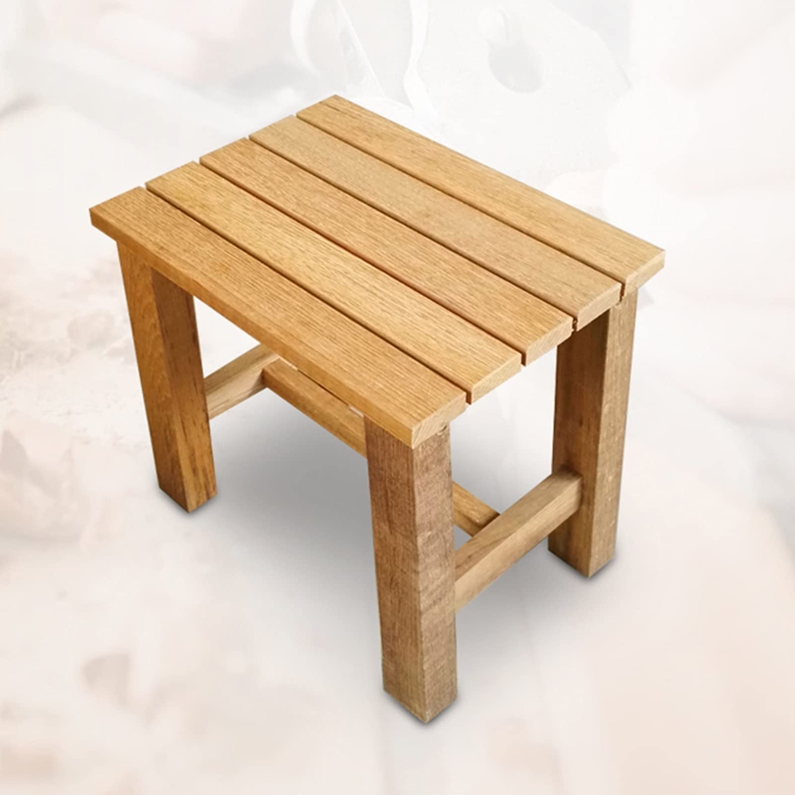 Banc de salle de bain bois pour douche sécurisée des personnes âgées