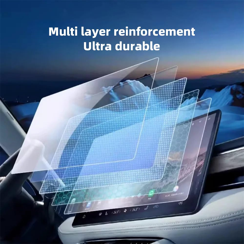 Für Leapmotor B05 B10 2025 2026 Navigation Displayschutzfolie,Gehärtetes Glas Navigation Schutzfolie,HD Kratzfest Displayschutzfolie Zubehör 2PC