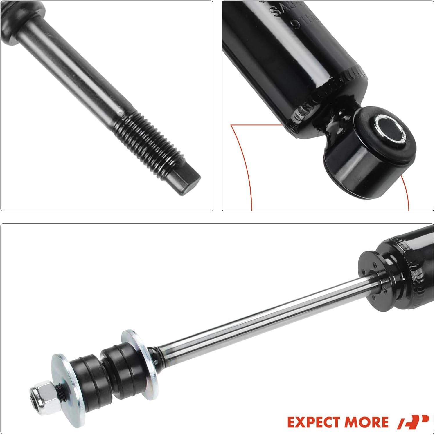 A-Premium Front Pair (2) Shock Absorber Strut Assembly Compatible with Dodge Dakota 1987 1988 1989 1990 1991 1992 1993 1994 1995 1996, 4WD (4 Wheel Drive), Driver and Passenger Side