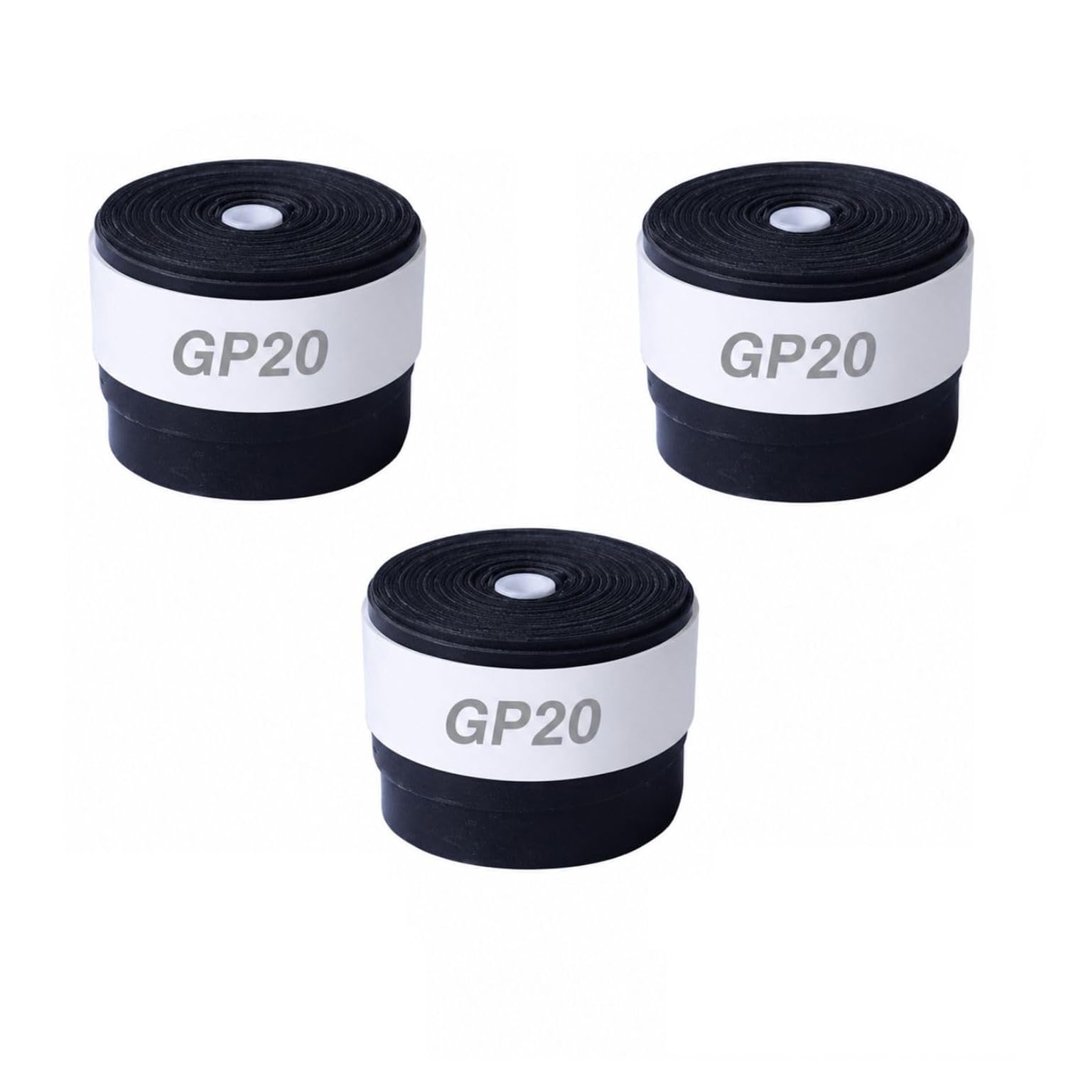 Li-Ning GP-20 Badminton Raquets Grip 3pc (Black)-image-11