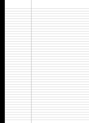 Legal Evidence: Narrow Ruled Notebook, Writing Pad for Legal (Law) Attorney, Junior (Jr.) &amp; Senior (Snr.), Approx 8.5" x 11.75" (8.5" x 11 3/4"), Quality 90gsm White Paper - 50 Sheets / 100 Pages