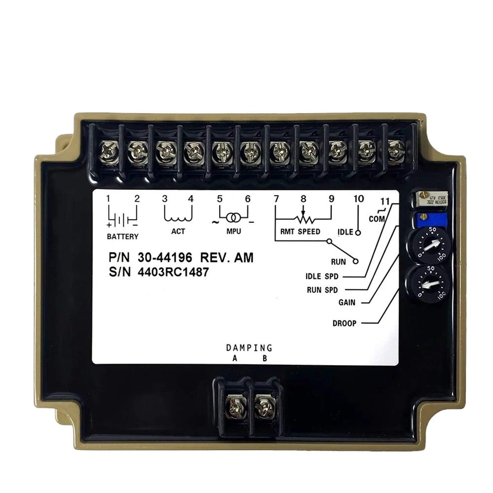 Jdilfunu 3044196 Generator Set Engine Speed Controller Governor Electric Ac Parts 1Pcs