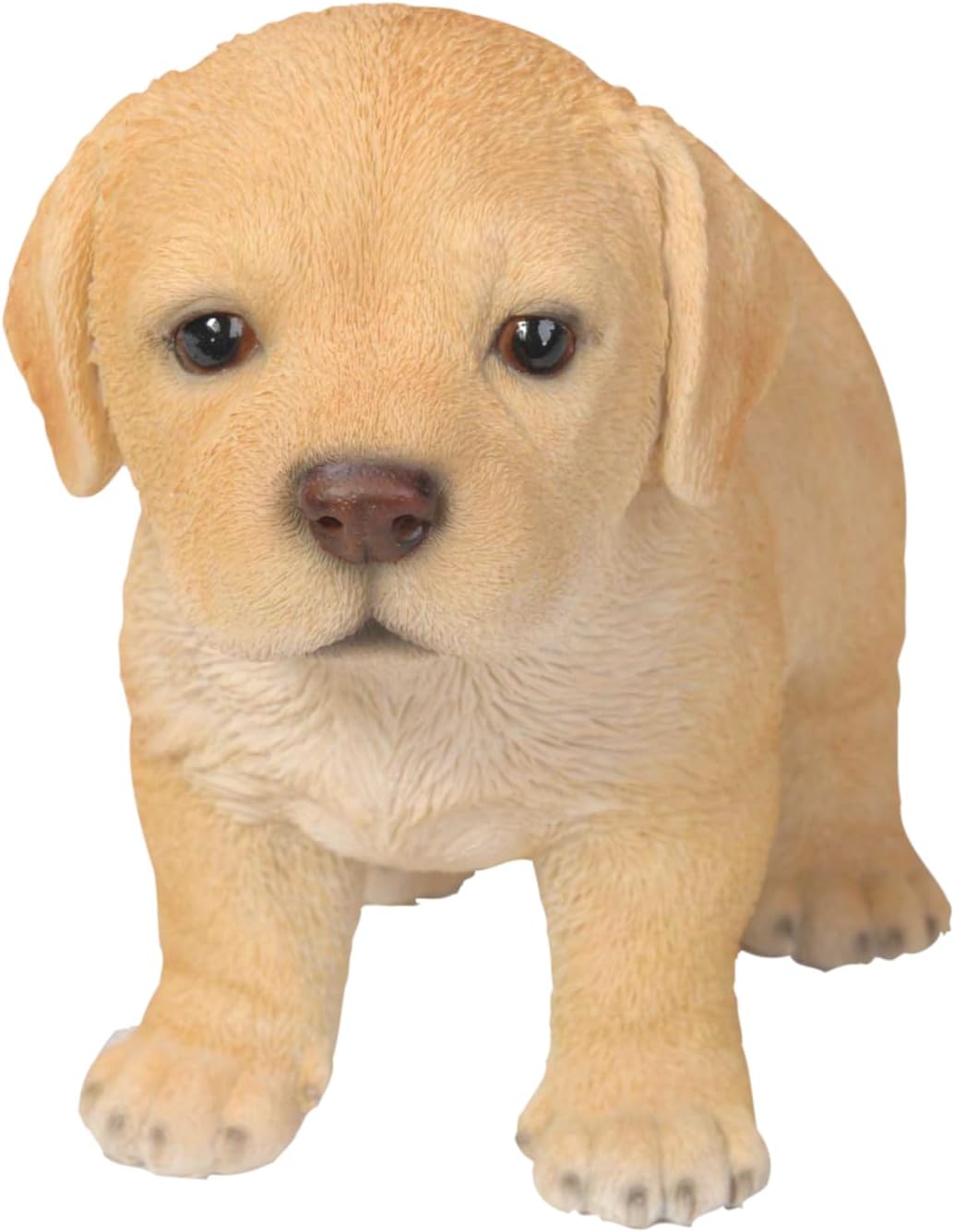 Standing Yellow Labrador Puppy Statue