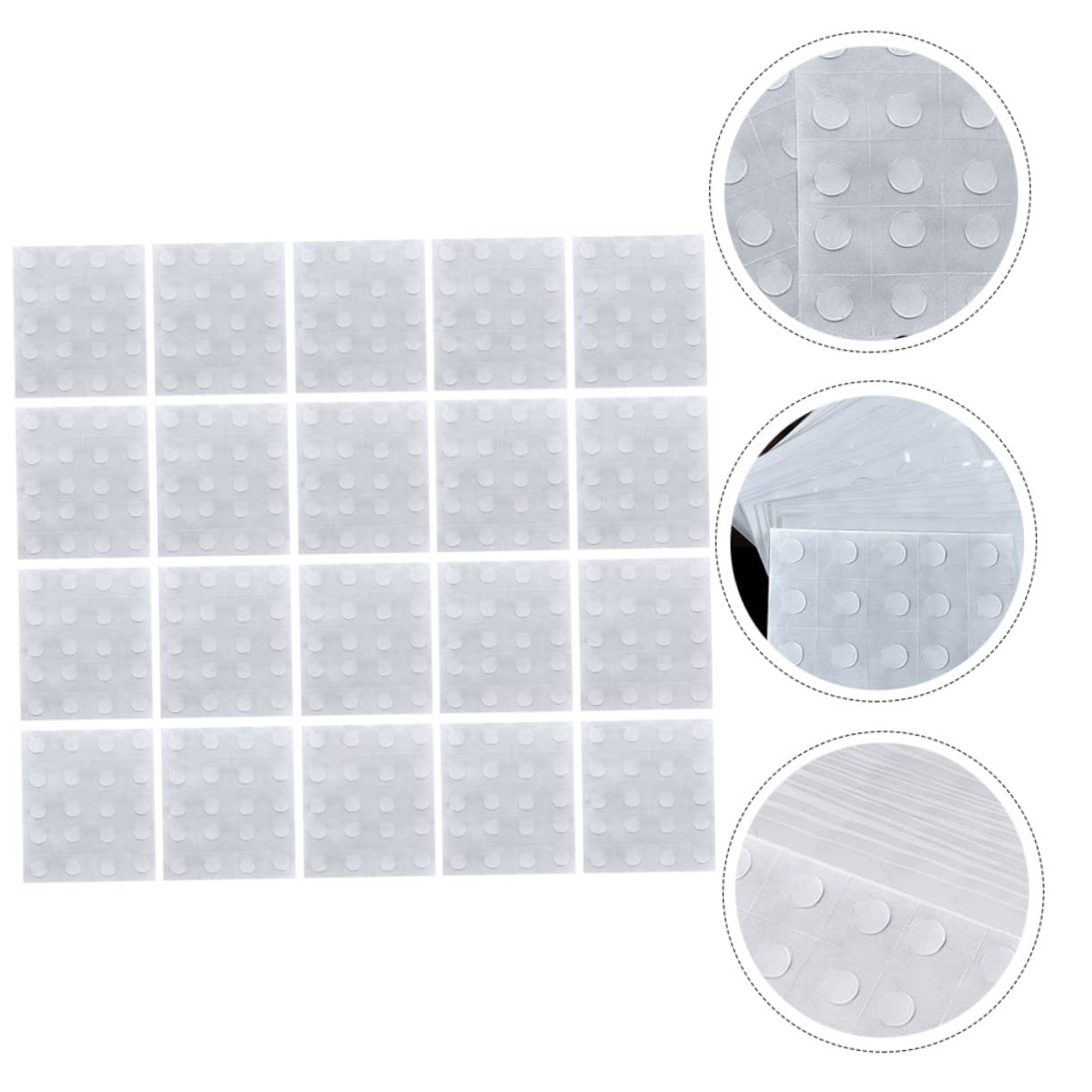 50Sheets Double Sided Adhesive Dots for Balloons Removable Point Stickers for Craft Projects Dots Per Sheet for DIY Decorations and Heavy Duty Applications