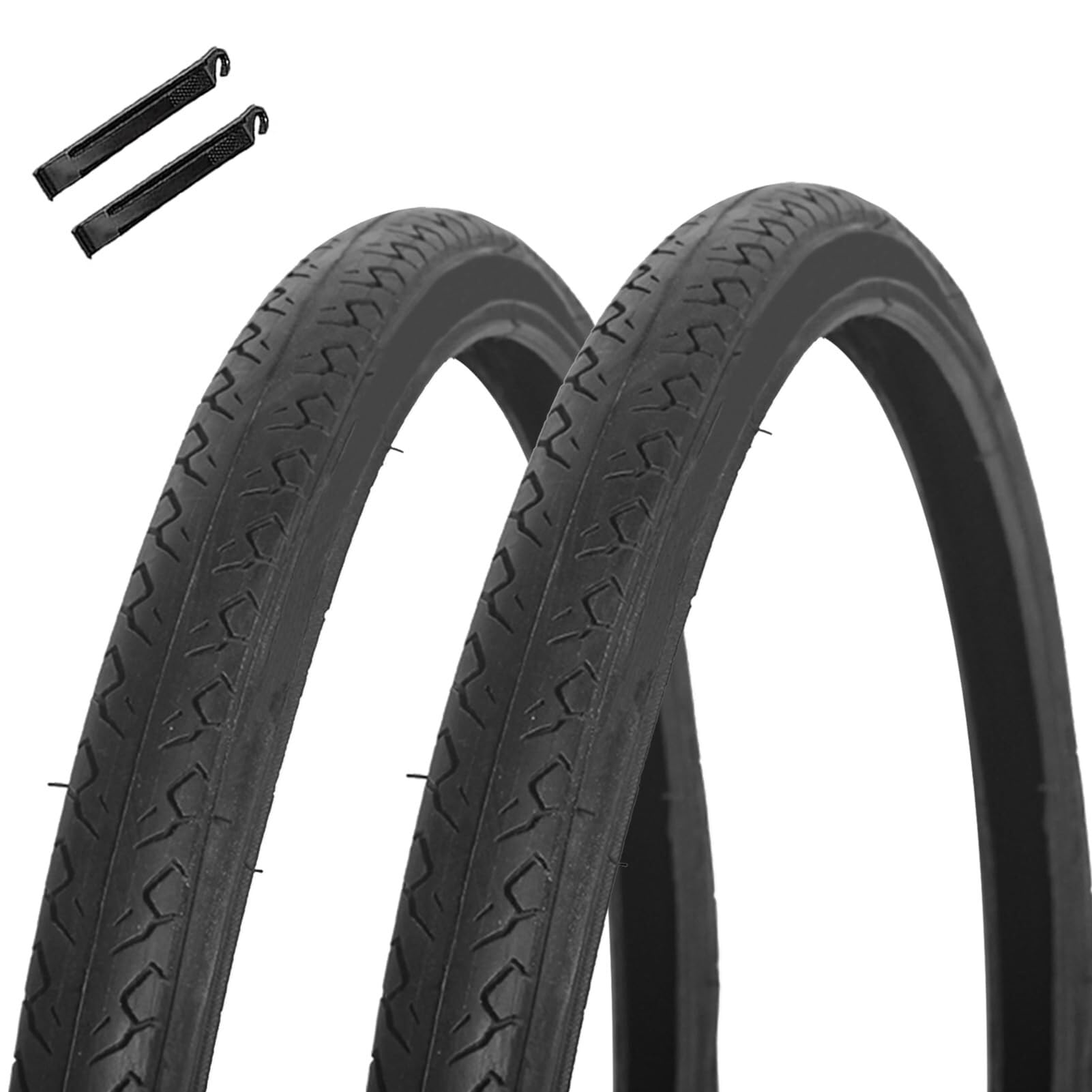 Ulepszona opona 700x32c/700x35c opony do rowerów górskich, dodatkowa ochrona przed przebiciem, akcesoria zamienne z 2 dźwigniami, kompatybilne z hybrydowymi rowerami terenowymi Road Ebike