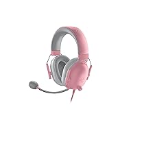 Razer BlackShark V2 X – Cuffie da Gioco Esports Cablate Multipiattaperma (Driver TriForce da 50 mm, Microfono cardioide HyperClear, Audio Surround 7.1) Quartz Rosa