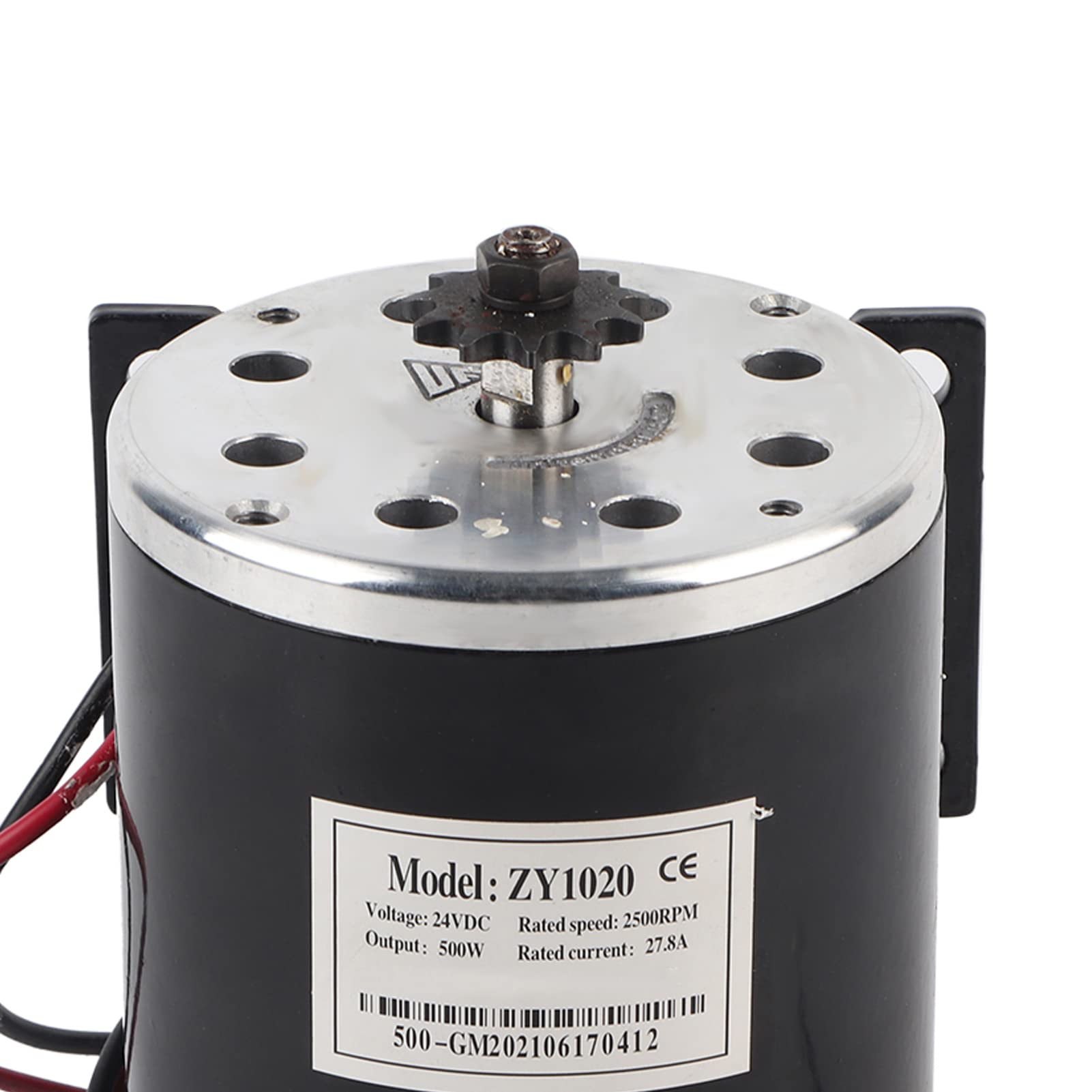 Motore Elettrico DC 24V 500W per Scooter Elettrico, Motore a Spazzole ad Alte Prestazioni, 2500 Giri/min, per Quad e Go-Kart