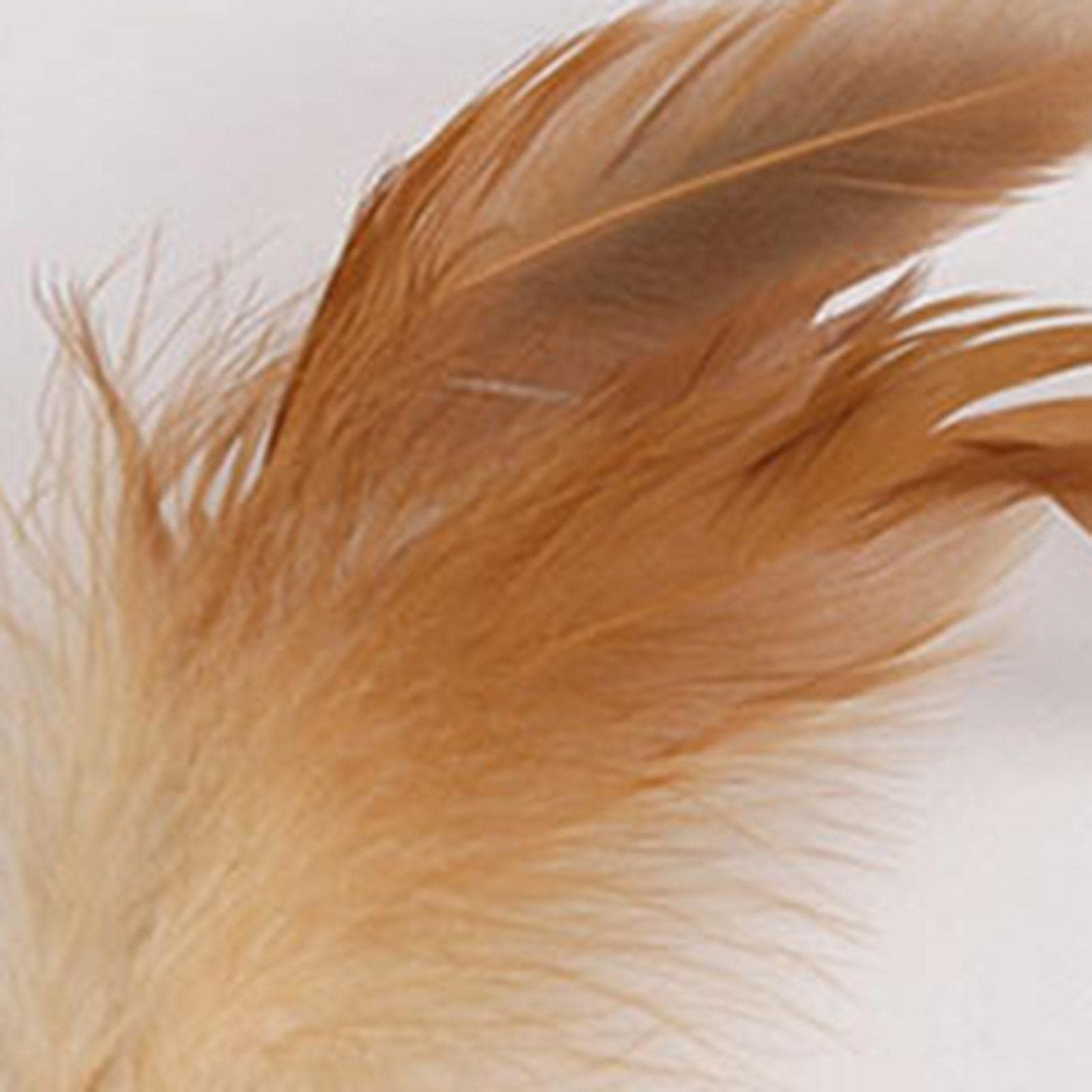 Kattentoverspeelgoed Met Setaria-pluche En Veren – Flexibele Staaldraad, Antislip Handgreep, Perfect Voor Binnenkatten En Actief Spel