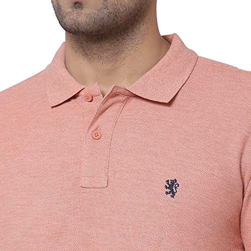 Image of Red Tape Men Red Collared T-Shirt
