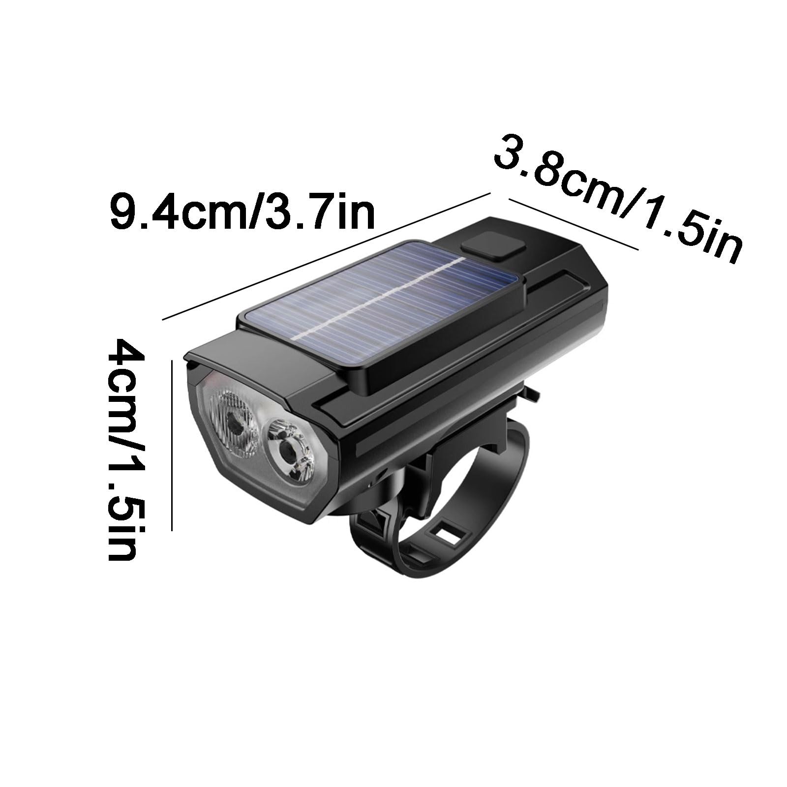 Głośny plastikowy dzwonek rowerowy mini dzwonek super głośny rower górski akumulator reflektor klakson 120 dB do nocnej jazdy lekki