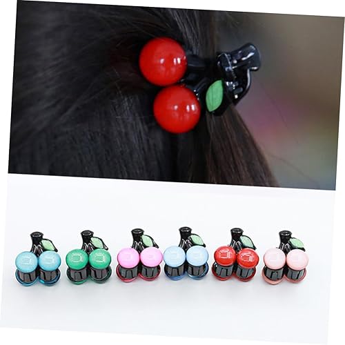 Miniatura 3 de FRCOLOR Clip de mandíbula de acrílico Frutas Clip de mandíbula Clip de mandíbula Clip de mandíbula Clip de mandíbula Mini Clip Cherry Woman Grip