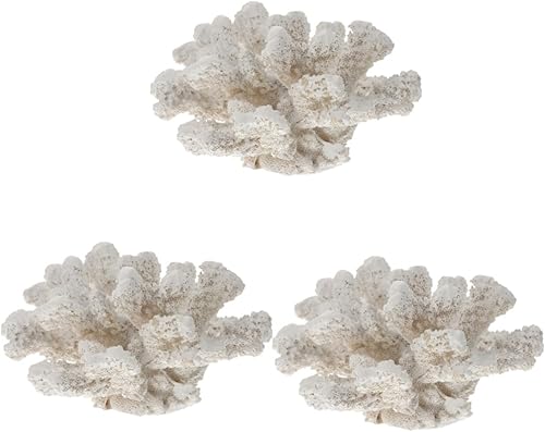 FRCOLOR 3pcs Fish Tank Coral Ornaments Aquarium Coral Reef Fake Fish Tank Coral Aquarium Plants Ornament Fake Underwater Plant Tablescape Decor