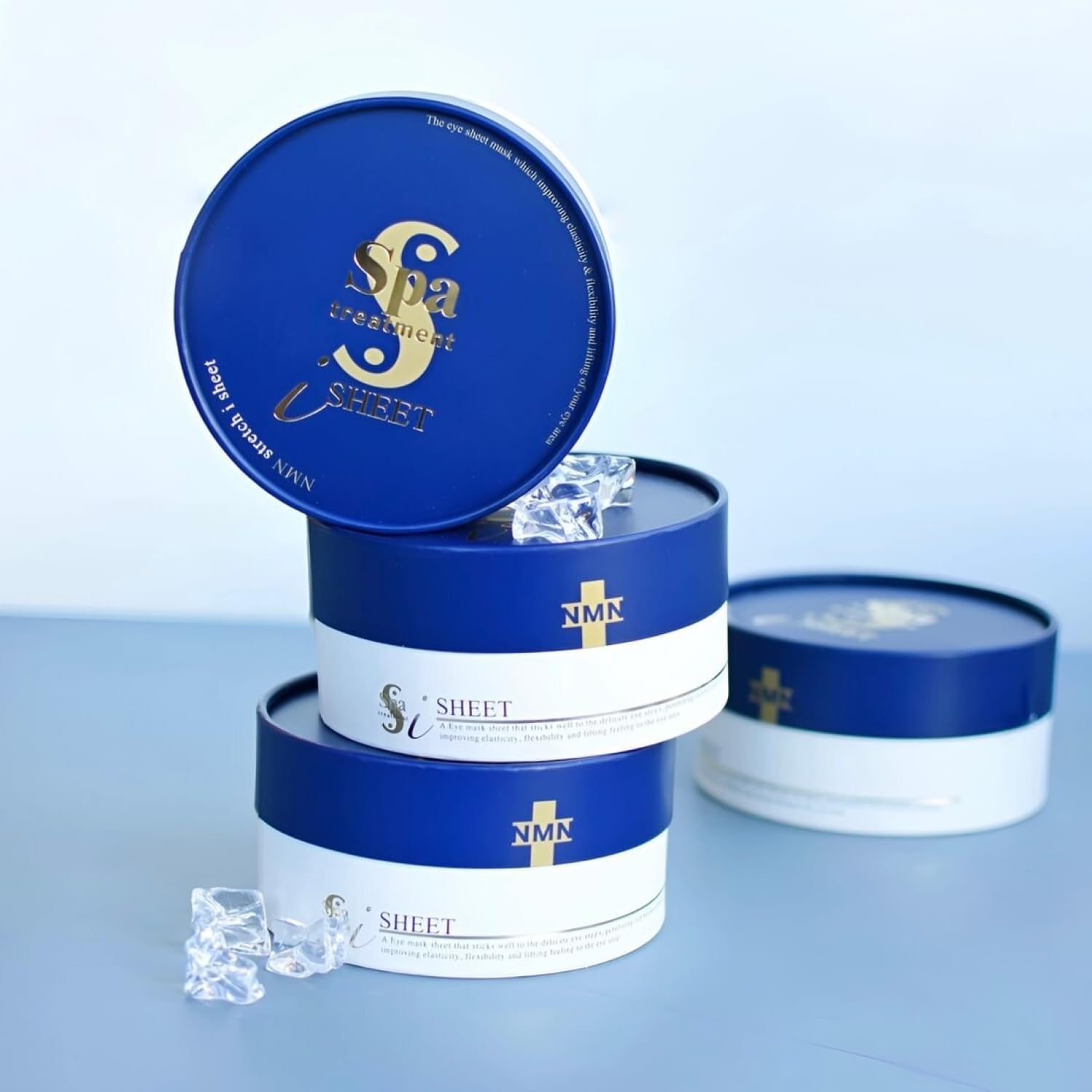 Spa Treatment NMN Stretch iSheet 60 fogli, toppe sotto gli occhi per occhi e cerchi scuri, maschera per gli occhi, maschera sotto gli occhi, strinkles, eyebag, maschere per occhi per cerchi scuri e