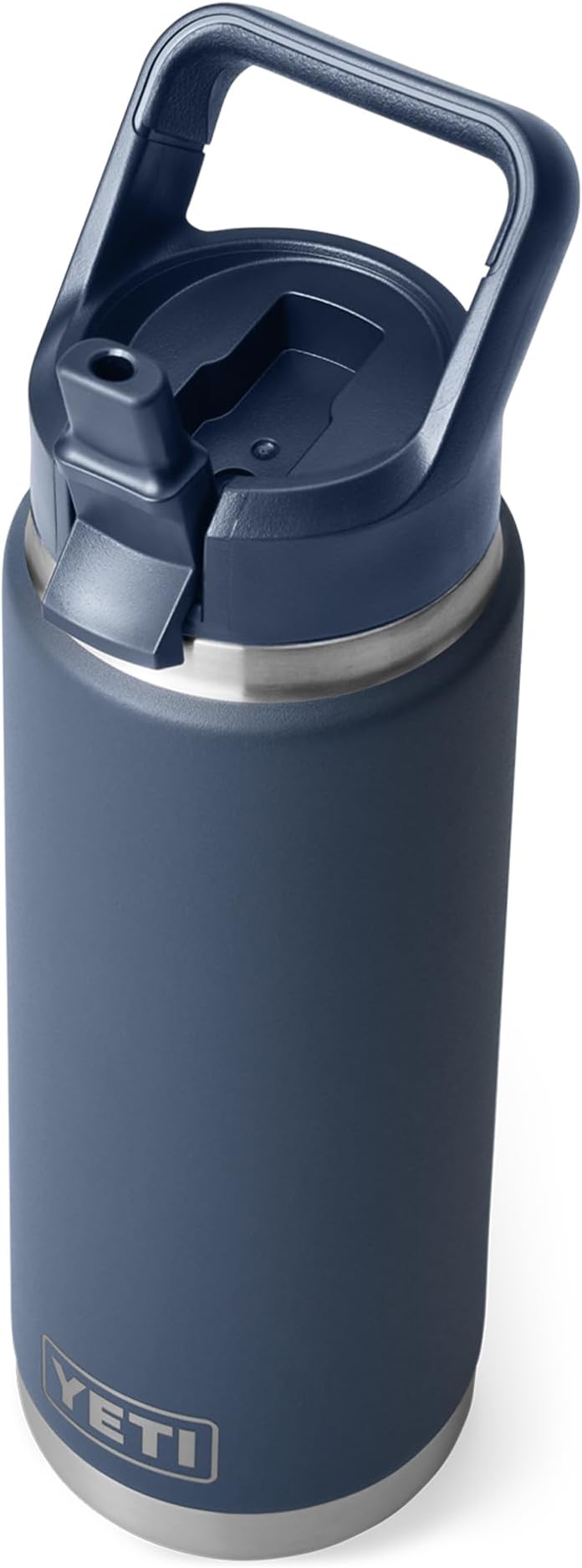 – Rambler 26 oz (769 ml) Stainless Steel Water Bottle with Straw Cap (Navy) – Insulated Drinks Bottle with 100% Leakproof Straw Cap – 5 Year Warranty