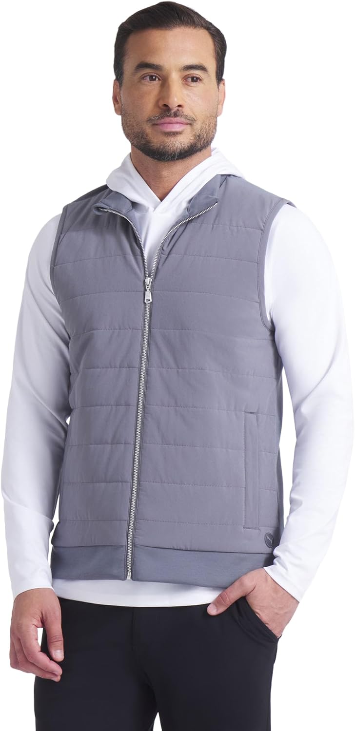 pumagolf mens Clubhouse Fleece Vest
