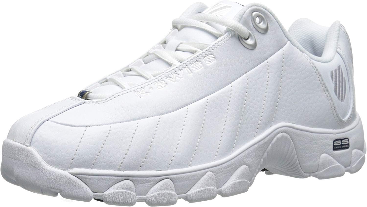 Men's ST329 CMF Sneaker, Wide Tennis Dad Walking Shoes Leather Upper