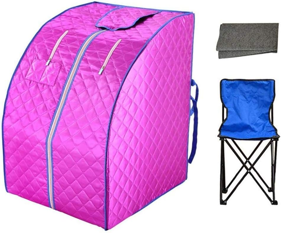 ポータブルスチームサウナトルマリン赤外線キャビン、全身燻蒸スリミング＆デトックス用パーソナルスパサウナテント、シルバー