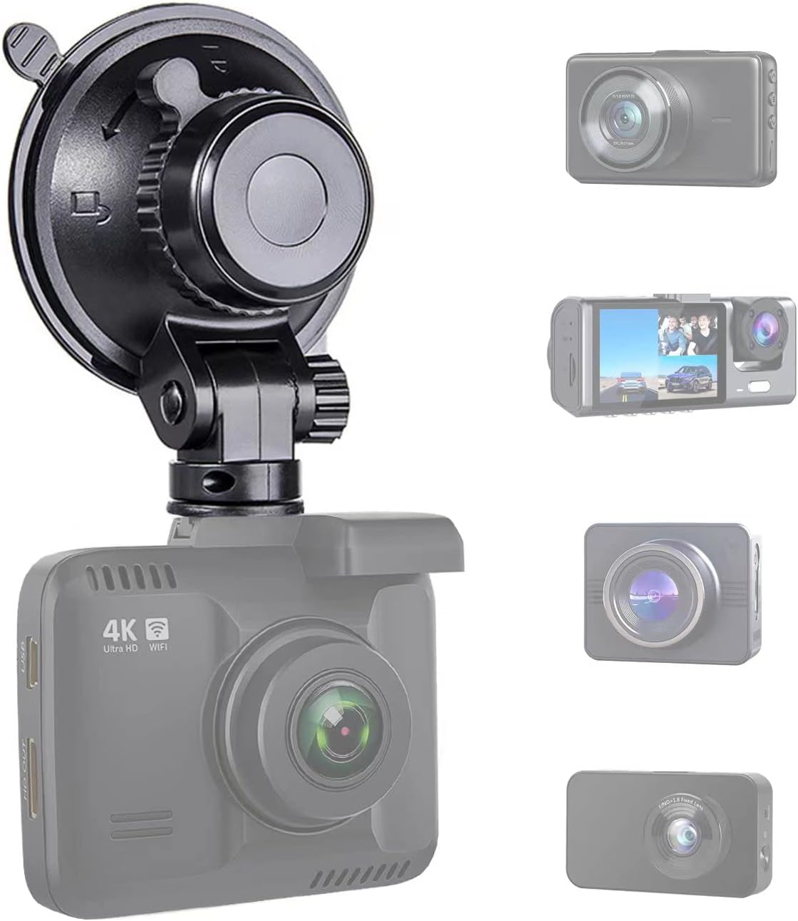 Sportway S503 Suction Cup Dash Cam Mount Holder (5th Gen